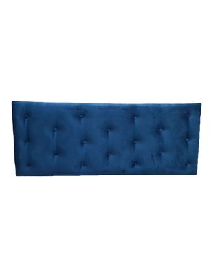 Imagen 1 del producto Respaldo Botoné 2P Azul Marino Felpa