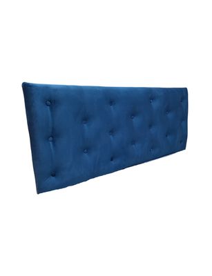 Imagen 2 del producto Respaldo Botoné 2P Azul Marino Felpa