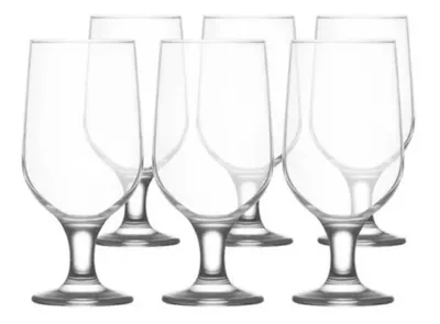 Disparo Set 6 Copas Cerveza 375Ml Bebidas Tragos
