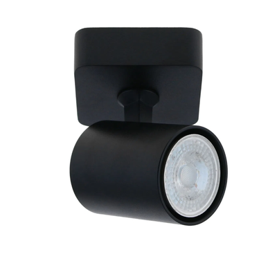 Foco Sobrepuesto 1XGU10 Dirigible Abit Negro