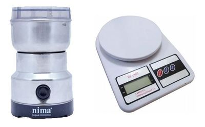 Imagen 1 del producto Balanza Digital De Cocina + Moledor Cafe Eléctrico