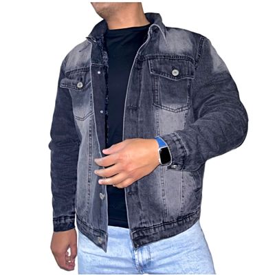 Imagen 2 del producto Chaqueta Mezclilla Polar Gris Focalizado Hombre