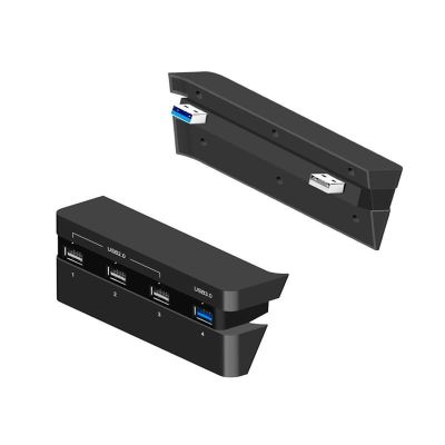 Imagen 2 del producto Dobe Hub USB 4 Puertos para PS4 - Expande Conexiones Negro