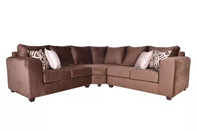 Seccional Kenia Felpa Chocolate