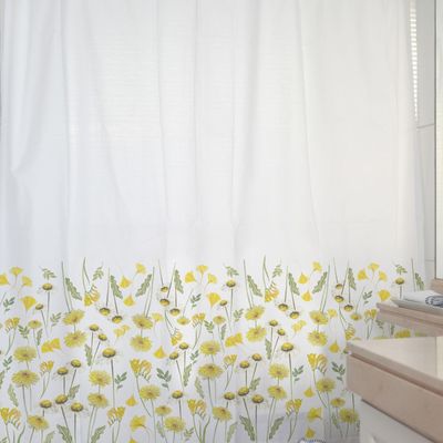 Imagen 2 del producto CORTINA DE BAÑO ALGODÓN PRIMAVERA AMARILLA