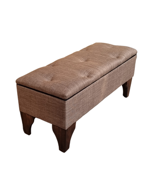 Imagen 2 del producto Banqueta  Baul Botone Canela Lino Rimar