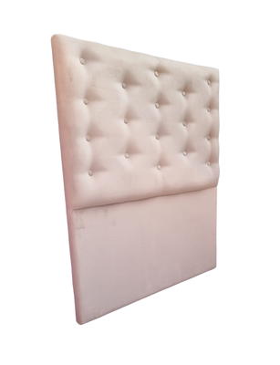 Imagen 2 del producto Respaldo 1.5 Plazas a Piso Botone Beige Felpa Muebles Rimar