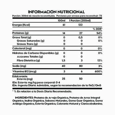 Imagen 2 del producto Proteina vegana 73 Sv 5 libras vainilla arroz con leche - Italo Grottini