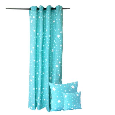 Juego Cortinas + Cojines  Infant. Estrellita Jade