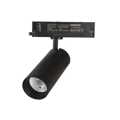 Foco Decorativo Riel 40º Trifásico ""Track Light"" 30W Negro