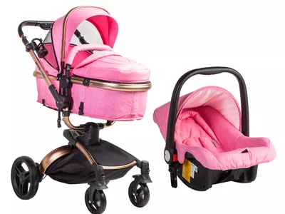 Coche Travel System Max Of Aulon 360 Pink