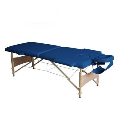 camilla plegable bioline lite plus  azul oscuro