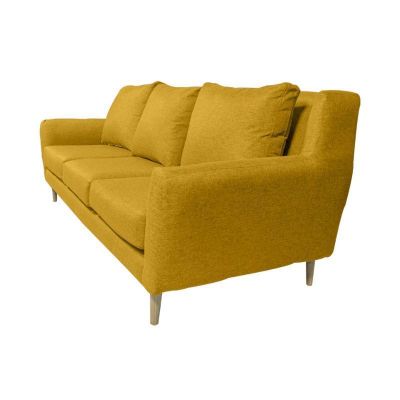 Imagen 2 del producto Sofá Lenora Chenille Tipo Lino Ambarino 3 Cuerpos