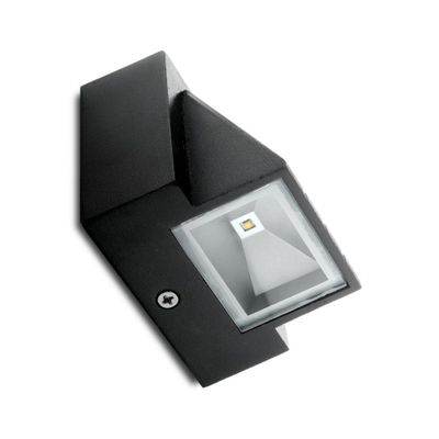 Apliqué LED 3W Negro