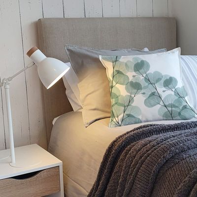 Imagen 2 del producto FUNDA COJÍN ALGODÓN EUCALIPTOS 45X45