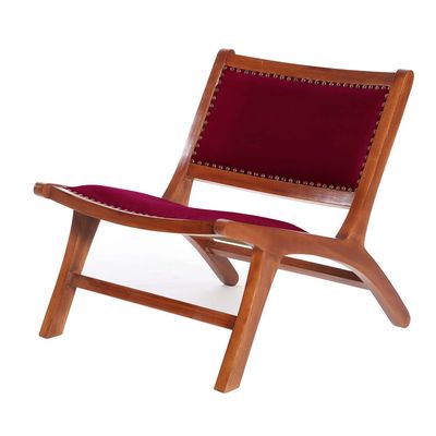 Imagen 2 del producto SITIAL HANNOVER TELA VELVET BURDEO