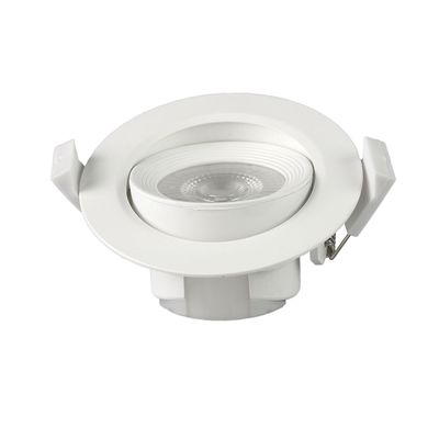 Foco Basculante LED Embutido Spot 6,5W 3000K Redondo Para Cielo