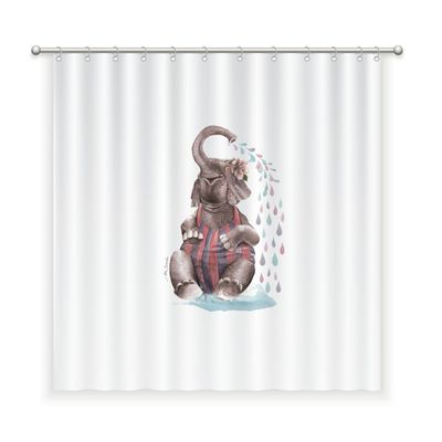 CORTINA DE BAÑO ALGODÓN ELEFANTA