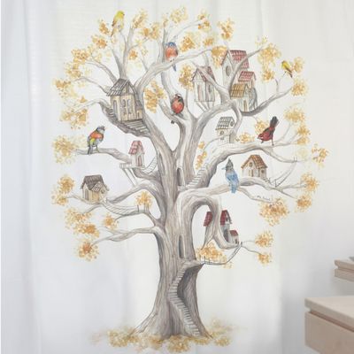 Imagen 2 del producto CORTINA DE BAÑO ALGODÓN ARBOLITO