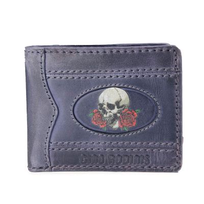 Billetera  Coco 993.2  Calavera Azul Gino Rodinis