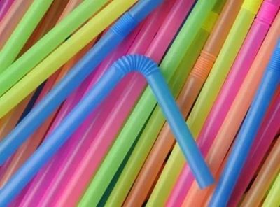 Imagen 2 del producto Bombilla Plasticas De Colores 100 Unidades Desechable