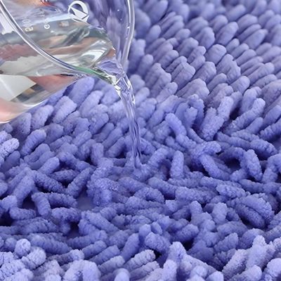 Imagen 2 del producto Alfombra Baño Microfibra Bajada Ducha Absorbente 50 X 80 Cm - Gris