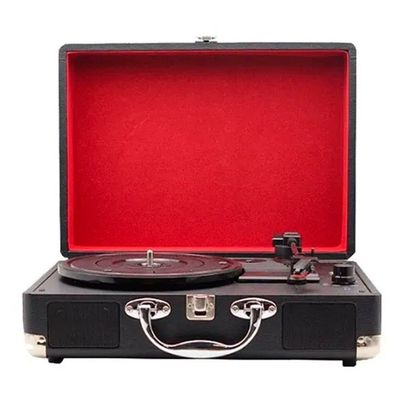 Tocadiscos Maleta Bluetooth Con Altavoces 3 Velocidades