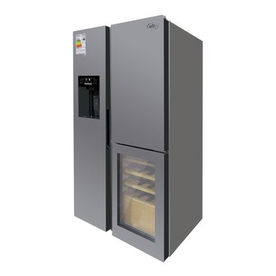 Maigas Refrigerador Side By Side /Cava 514Lt Gris