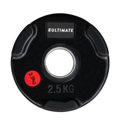 Disco Olímpico Engomado con Agarres 2.5 kg