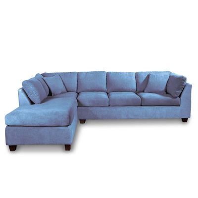 Imagen 1 del producto SECCIONAL PADUA IZQ TELA VELVET AZUL PETROLEO