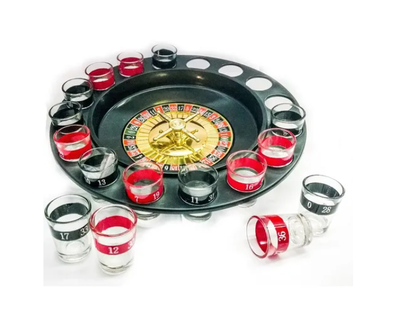 Imagen 2 del producto Juego De Ruleta Casino De Shots Cortitos Alcohol Chupitos