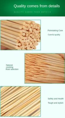 Imagen 2 del producto Brocheta De Bambú Natural Desechables Para Barbacoa