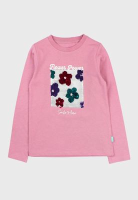 Polera kids niña lentejuelas day to day 737