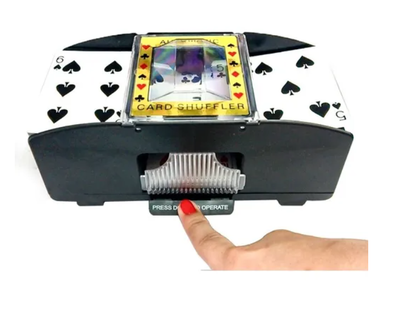 Imagen 2 del producto Mezclador Barajador De Cartas Poker A Pilas