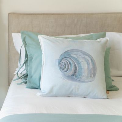 Imagen 2 del producto FUNDA COJÍN  ALGODÓN CARACOL 45X45