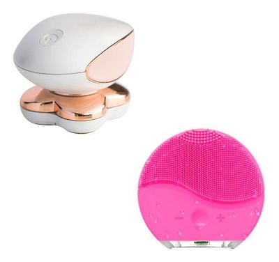 Depiladora Piernas Recargable + Removedor Facial