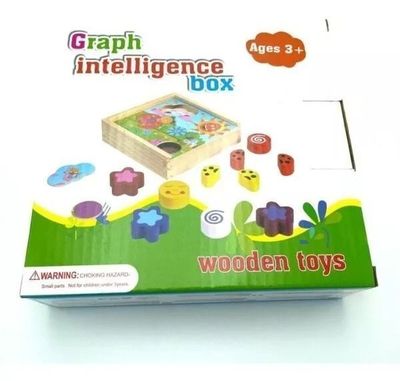 Imagen 2 del producto Caja De Encaje Didáctica Juguete Madera Para Niños