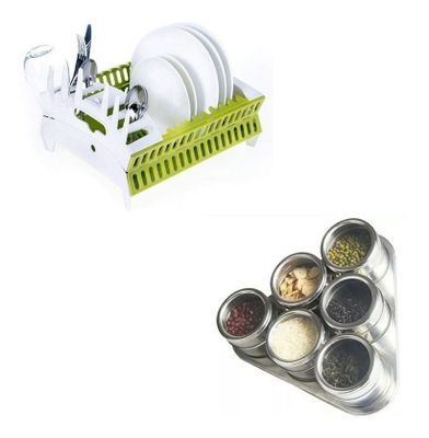 Secador De Plato + Especiero Triangular