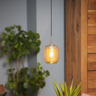 Imagen 2 del producto Lámpara Colgante Agatha Dorado 1xE27