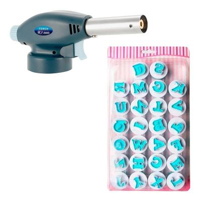 Soplete a Gas 1300°C + Molde Letras Mayuscula