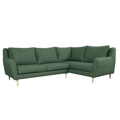 Imagen 2 del producto Seccional Lenora Chenille Tipo Lino Verde