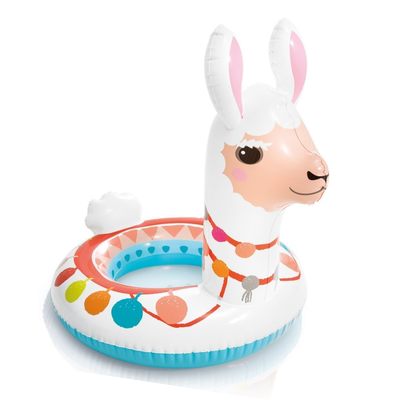 Flotador Inflable Llama 58 Cm Big Animal Ring