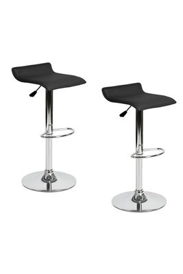 Pack de 2 Pisos de Bar Ajustables Novahus Negro