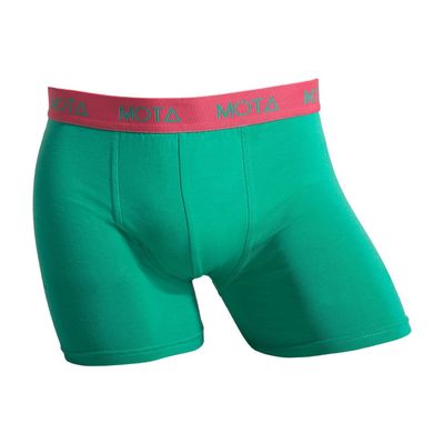 BOXER MEDIO ALGODON MOTA VERDE