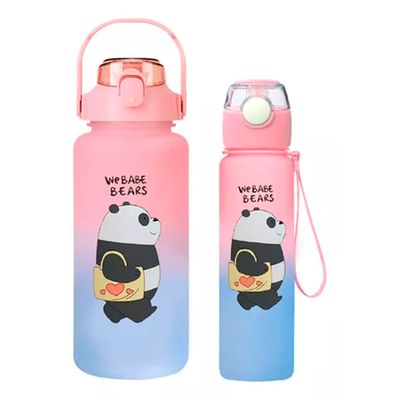 Pack 2 Botellas Agua Motivacional De 2Ltrs Y 900ML