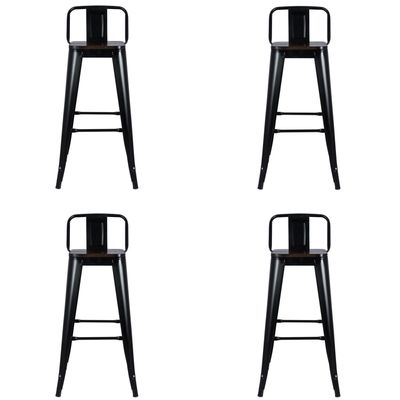 Pack 4 Bancos De Bar Tolix París