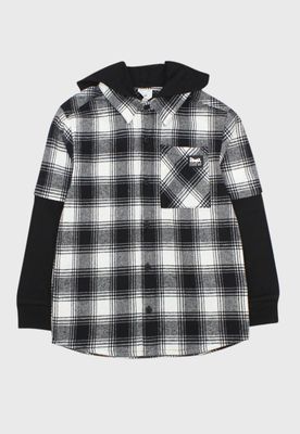 Camisa kids niño escocesa power 241