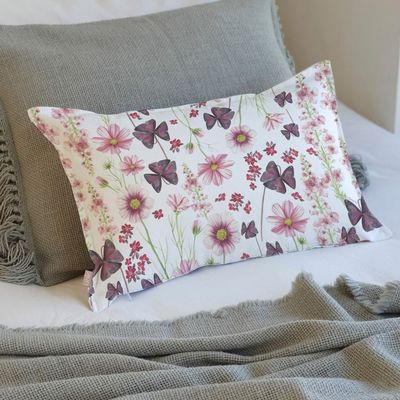 Imagen 2 del producto FUNDA COJÍN ALGODÓN PRIMAVERA ROSA 50X30