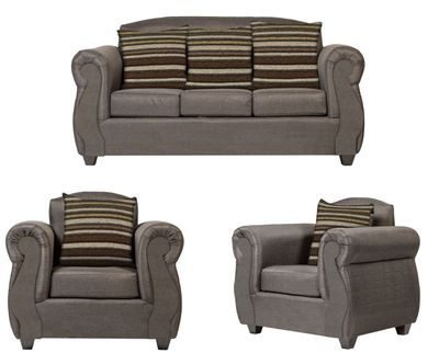 Living Merida 3-1-1 Tela Gris