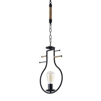 Lámpara Colgante Decorativa Rústica Diseño Violín E-27